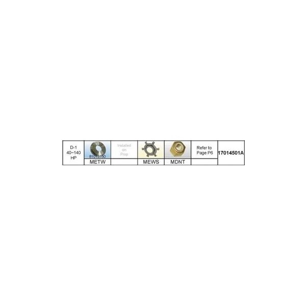 Prop M/M Ss V6/Io 21, Hon 135-, No 1571-150-21